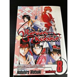 Graphic Novel Rurouni Kenshin Vol 8 Shonen Jump Manga Nobuhiro Watsuki Viz Media